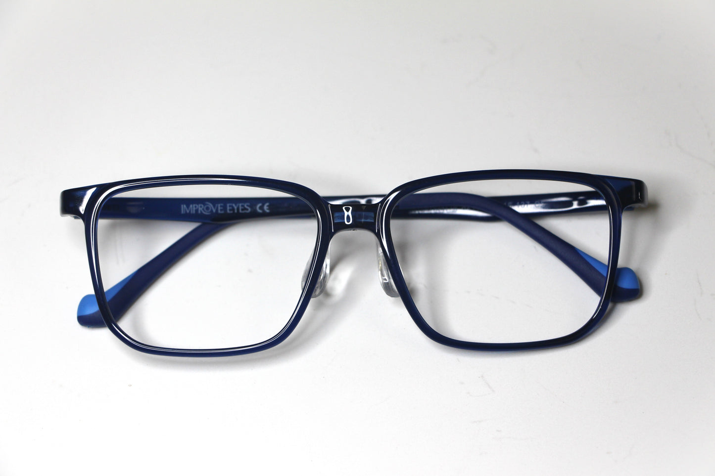 Improve Eyes dark blue rectangle
