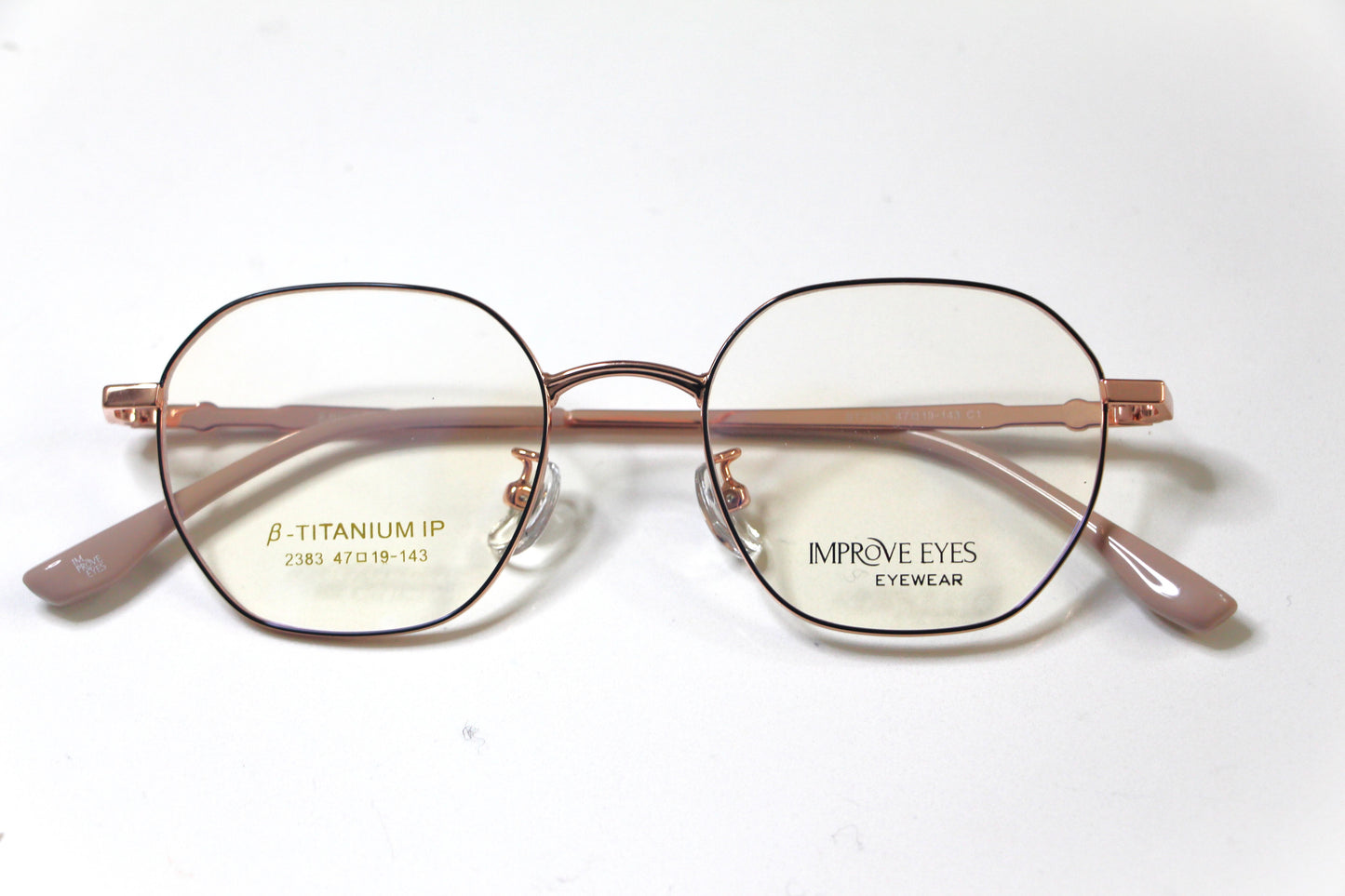 Improve Eyes BT2383 Black & Rose Gold