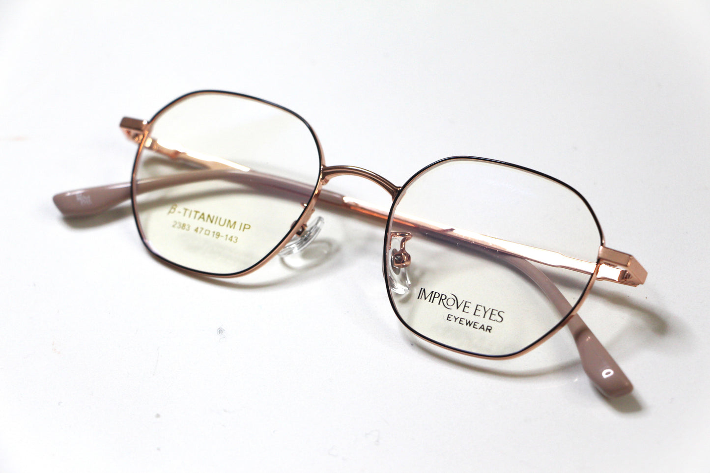 Improve Eyes BT2383 Black & Rose Gold